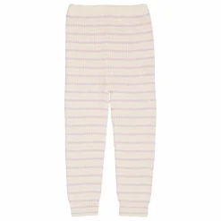 Clearance Copenhagen Colors Legging Rayures Laine Mérinos | Lilas tLilas