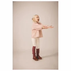 New Legging Stretch Fleuri Coton Bio | Enfant Pantalons Jeggings