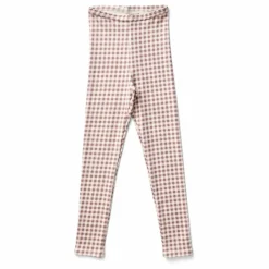 New Soor Ploom Legging Stretch Vichy Coton Bio | Bois de rose