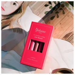 YOLAINE Les Crayons à lèvres - - Set de 3|Femme Maquillage