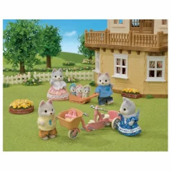 Sylvanian Families Maisons De Poupées*Les frères et sœurs husky et leur tandem