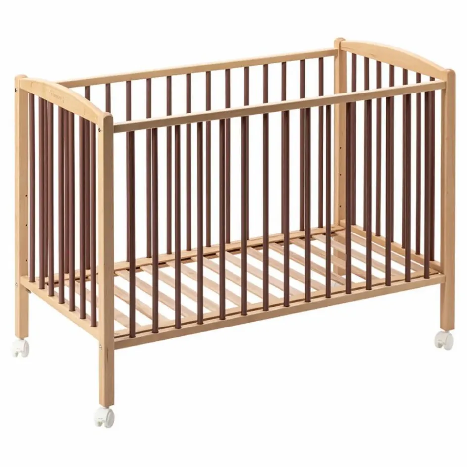 Best Combelle Lit bébé Arthur 60x120 cm | Vieux Rose