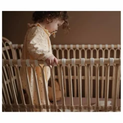 Discount Lit bébé Frederick en rotin - Liens coton Lits À Barreaux|Lits Bébé