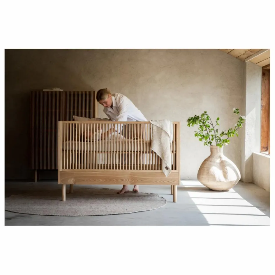 Quax Lit bébé Hai No Ki 70x140 cm| Lits Évolutifs|Lits Bébé
