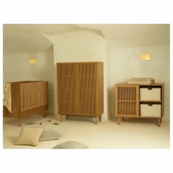 Quax Lit bébé Hai No Ki 60x120 cm| Lits À Barreaux|Lits Bébé