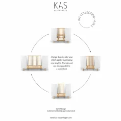 KAS Kopenhagen Lit bébé évolutif Kai || Lits Évolutifs|Lits Bébé