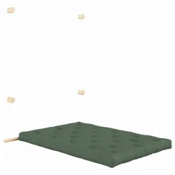 Best Karup Design Lit d'appoint Hooked 135x200 cm | Vert olive