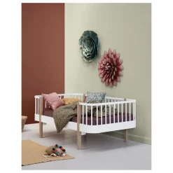 Oliver Furniture Lit junior banquette Wood 90x160 cm | Chêne
