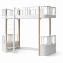 Enfant Oliver Furniture Lits, Matelas Enfant*Lit mezzanine Wood 90x200 cm en |