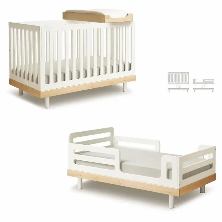 Discount Oeuf NYC Lit évolutif Classic de 0 à 6 ans Bouleau Naturel