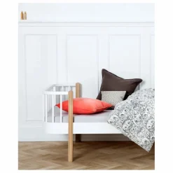 Oliver Furniture Lit Wood 90x200 cm en chêne|Enfant Lits, Matelas Enfant
