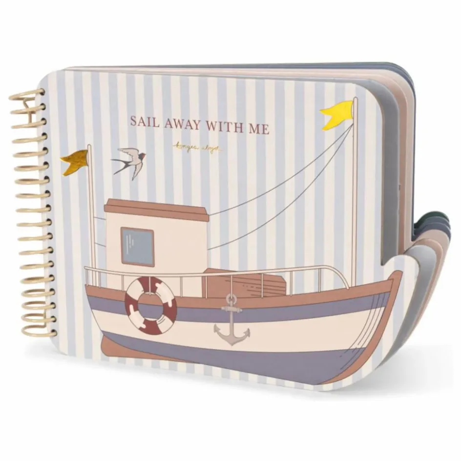 Discount Konges Sløjd Livre de coloriage magique Rock my boat | Bleu