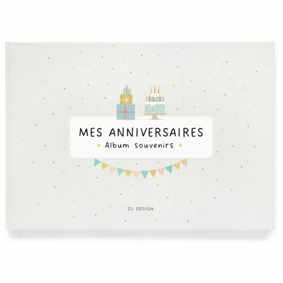 Clearance Zü Livre de souvenir Mes anniversaires Ecru