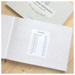 Clearance Zü Livre de souvenir Mes anniversaires Ecru