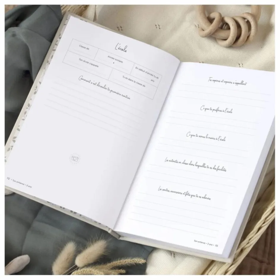 Zü Premiers Souvenirs|Cadeau De Naissance*Livre de souvenir Tes 10 premières années