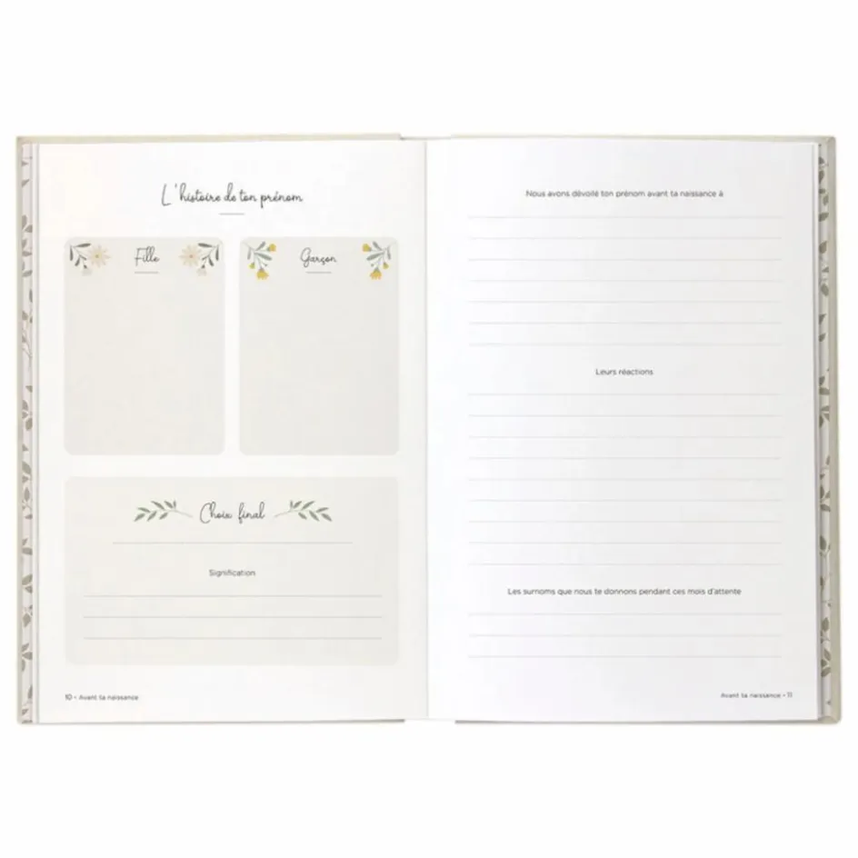 Zü Premiers Souvenirs|Cadeau De Naissance*Livre de souvenir Tes 10 premières années