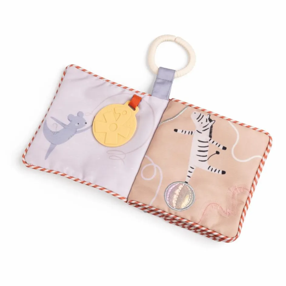 New Sebra Livre doudou d'activités Teeny Toes Multicolore
