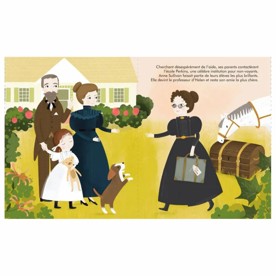 New Kimane Livre Helen Keller - Petite et Grande Multicolore
