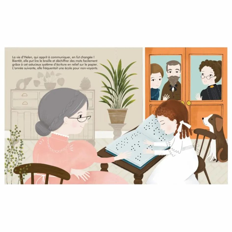 New Kimane Livre Helen Keller - Petite et Grande Multicolore