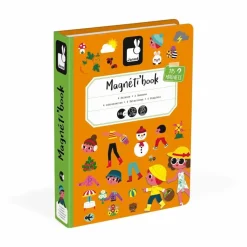 Clearance Janod Livre magnétique 4 saisons Magnéti'book - 115 magnets Multicolore