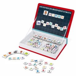 Janod Jeux Éducatifs*Livre magnétique alphabet Magnéti'book - 131 magnets