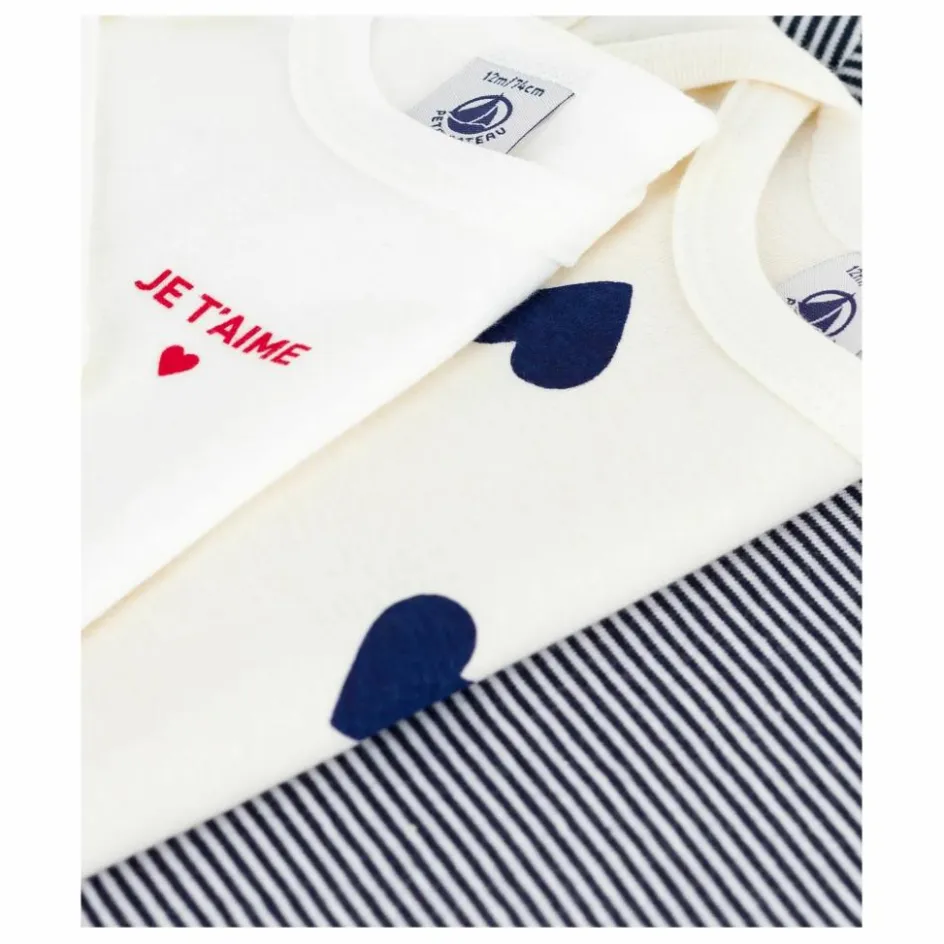 Online Lot 3 Bodies Je T'aime Coton Bio | Bodies, Combinaisons|Pyjamas Et Bodies