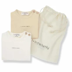 Sale 1+ in the family Lot 2 bodies Lis Coton Bio | Beige