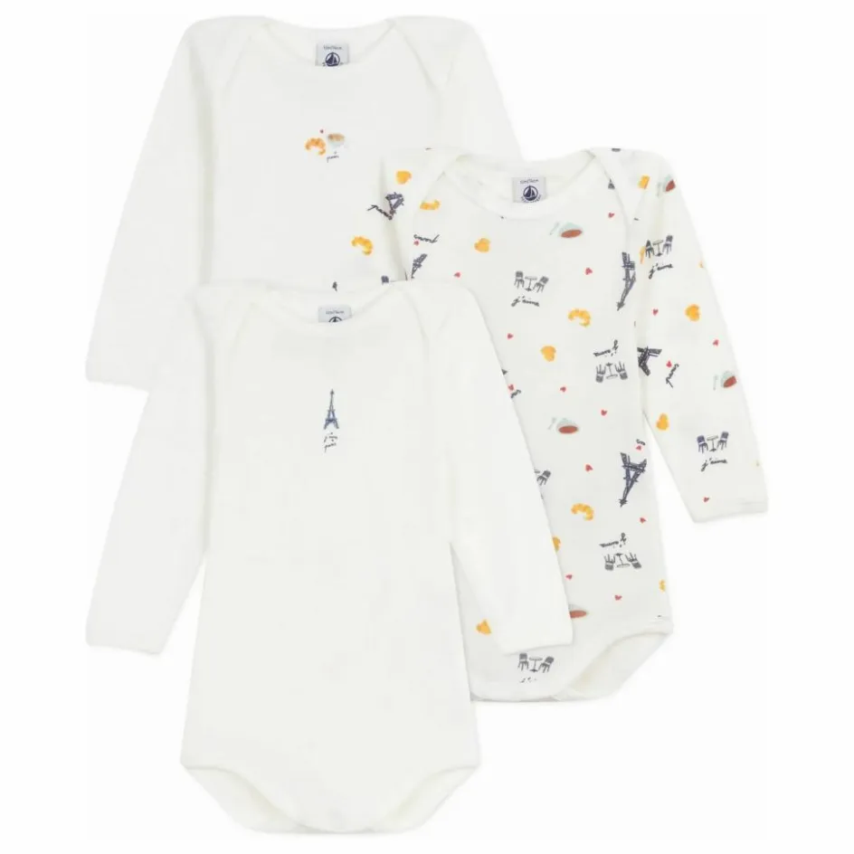 Lot 3 Bodies Paris Coton Bio | Bodies, Combinaisons|Pyjamas Et Bodies
