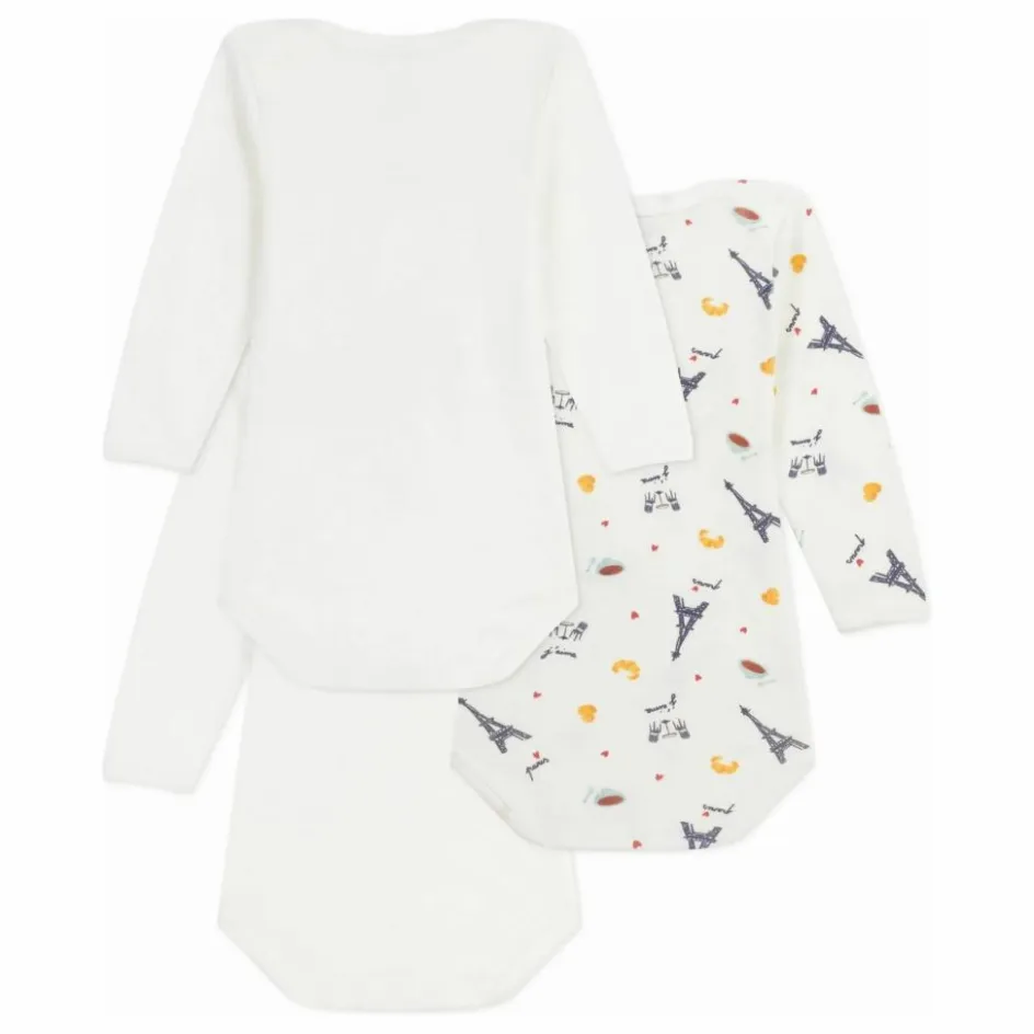 Lot 3 Bodies Paris Coton Bio | Bodies, Combinaisons|Pyjamas Et Bodies