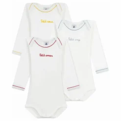 Lot 3 Bodies Petit Ange Coton Bio | Bodies, Combinaisons|Pyjamas Et Bodies