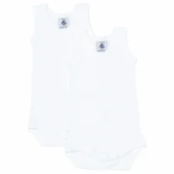 Hot Lot 2 Bodies Sans Manche Coton Bio | Premières Tenues|Pyjamas Et Bodies
