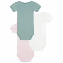 Petit Bateau Lot 3 Bodies Troutrou Coton Bio || Pyjamas Et Bodies|Premières Tenues