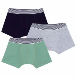 Petit Bateau Lot 3 Boxers Unis ||Enfant Nuit, Sous-Vêtements|Nuit, Sous-Vêtements