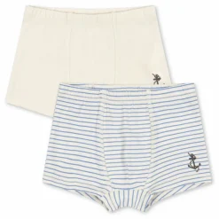 Enfant Konges Sløjd Nuit, Sous-Vêtements*Lot 2 Caleçons Ancre Coton Bio |