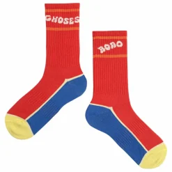 Online Bobo Choses Lot 2 Chaussettes Bobo Coton Bio | Rouge