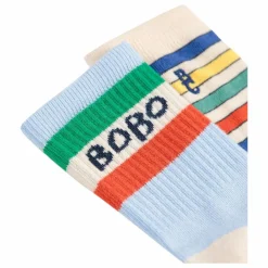 Hot Bobo Choses Lot 2 Chaussettes Coton Bio | Bleu ciel