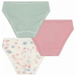 Petit Bateau Lot 3 Culottes Fleuries ||Enfant Nuit, Sous-Vêtements