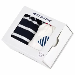 Femme Petit Bateau Lingerie, Chaussettes*Lot 2 Culottes Froufrou Coton Bio |