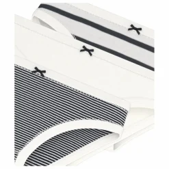 Outlet Petit Bateau Lot 3 Culottes Marinière Coton Bio | Bleu marine