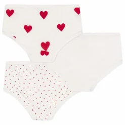 Sale Lot 3 Culottes Taille Haute Cœurs | Enfant Nuit, Sous-Vêtements