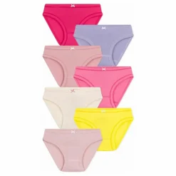 Outlet Petit Bateau Lot 7 Culottes Unies | Rose