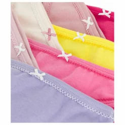 Outlet Petit Bateau Lot 7 Culottes Unies | Rose