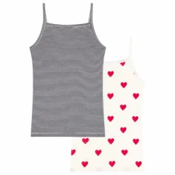 Petit Bateau Lot 2 Débardeurs - Collection Femme ||Femme Tee-Shirts, Polos
