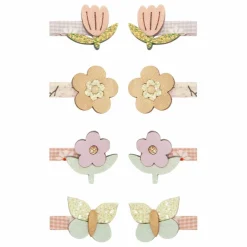 Best Lot 8 Mini Barrettes Bouquet | Lilas Enfant Accessoires De Mode