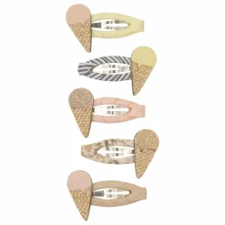 Enfant Mimi & Lula Accessoires De Mode*Lot 5 Mini Barrettes Glace |