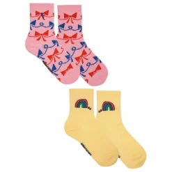 Online Bobo Choses Lot 2 Paires Chaussettes Arc-en-Ciel | Rose