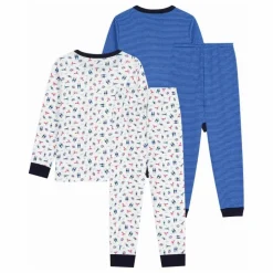 Petit Bateau Lot 2 Pyjamas Bords Contrastés ||Enfant Nuit, Sous-Vêtements