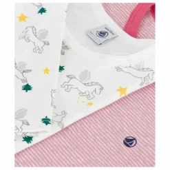 Petit Bateau Lot 2 Pyjamas Licornes ||Enfant Nuit, Sous-Vêtements