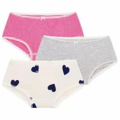 Enfant Petit Bateau Nuit, Sous-Vêtements|Nuit, Sous-Vêtements*Lot 3 Shorties Rayés |