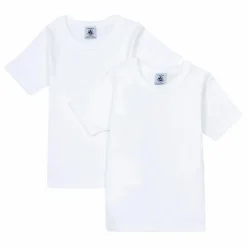 Petit Bateau Lot 2 T-Shirts Manches Courtes Coton Bio ||Enfant Nuit, Sous-Vêtements|T-Shirts, Chemises